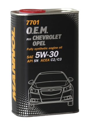 Моторное масло Mannol 7701 O.E.M. for Chevrolet Opel 5W-30, 1л